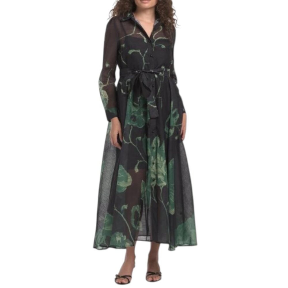 NANCY YANG Shirt Dress Gown